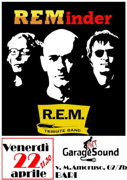 REMinder - R.E.M. Tribute Band al GarageSound