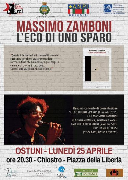 "L'eco di Uno Sparo" Reading Concerto di Massimo Zamboni