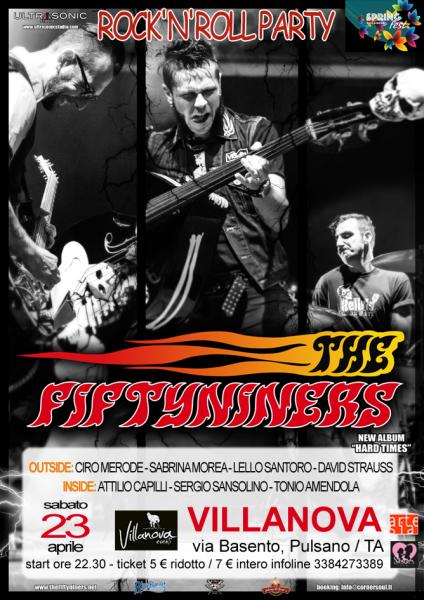 Spring Fest 2016: Rock'N'Roll Party con Fiftyniners in concerto - a seguire Double Zone Dj Set