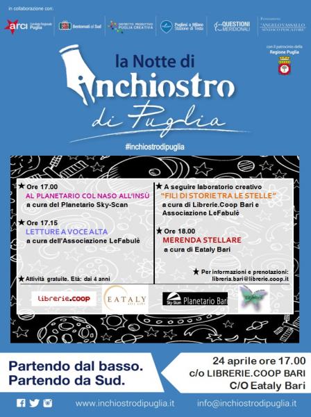 La Notte di Inchiostro di Puglia alle Librerie