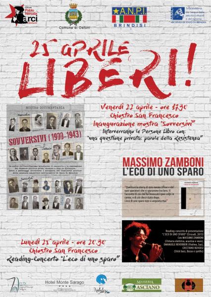 Ad Ostuni Musica Poesia e Riflessioni per la Liberazione