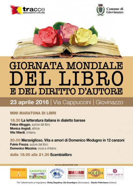 Giornata mondiale del libro 2016 a Giovinazzo