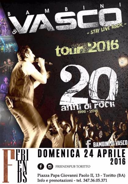 Bambini di Vasco in concerto