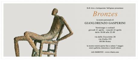 La galleria RvB Arts inaugura la mostra personale di Gianlorenzo Gasperini  "Bronzes"