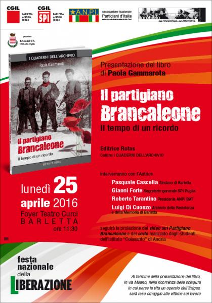 Presentazione del Libro Il partigiano Brancaleone