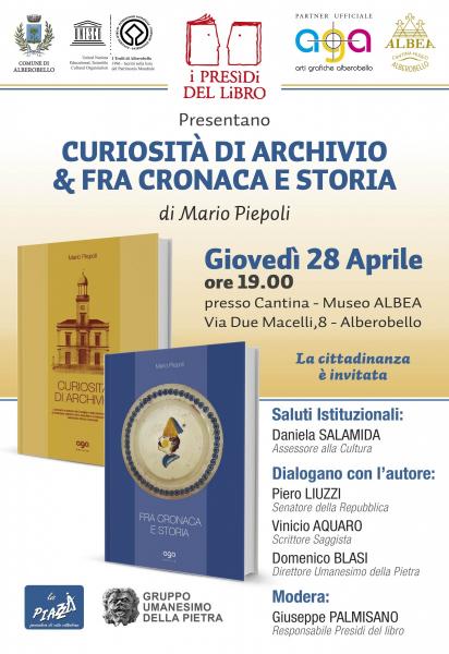 L'archivio storico di alberobello  racconta le curiosita' - la storia -la cronaca dal 1877 al 1944