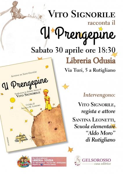 Presentazione del libro -U' Prengepine- con Vito Signorile