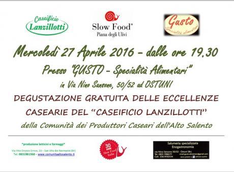 Degustazione gratuita - Gusto specialità alimentari