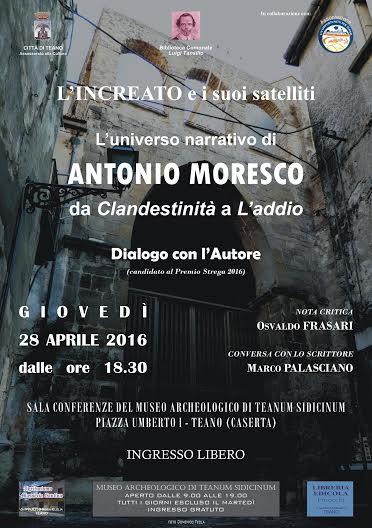 L’Increato e i suoi satelliti – l’universo narrativo di Antonio Moresco da Clandestinità a L’addio