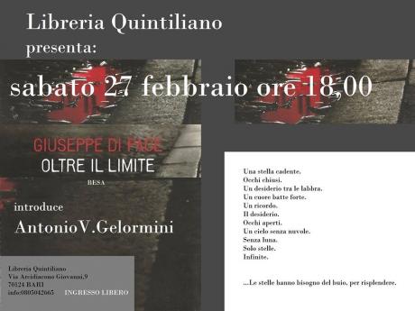 Presentazione del libro "Oltre il Limite" di Giuseppe di Pace
