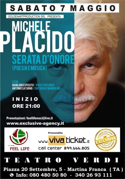 “Serata d’onore” con Michele Placido