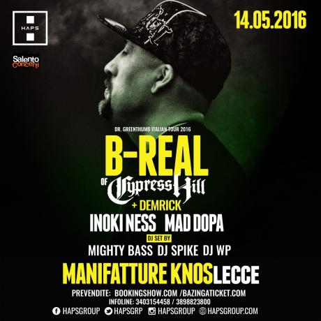 B-Real of Cypress Hill + Demrick