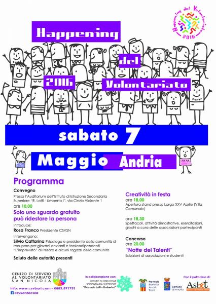 9ᵃ Edizione Happening del Volontariato