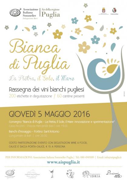 Bianca di Puglia 2016 - Rassegna dei vini bianchi pugliesi