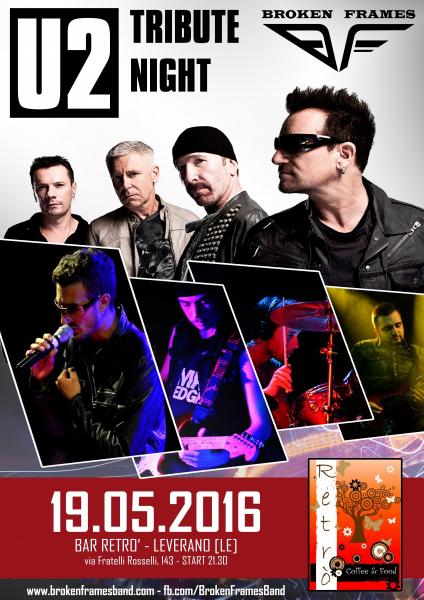 U2 TRIBUTE NIGHT - Broken Frames U2 TRIBUTE BAND