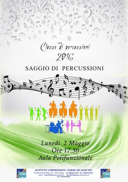 Saggio di Percussioni - Scuola Parisi De Sanctis (Foggia)