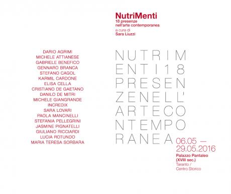 NutriMenti. 18 presenze nell’arte contemporanea