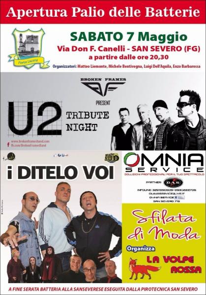 U2 TRIBUTE NIGHT by Broken Frames & I DITELO VOI from MADE IN SUD