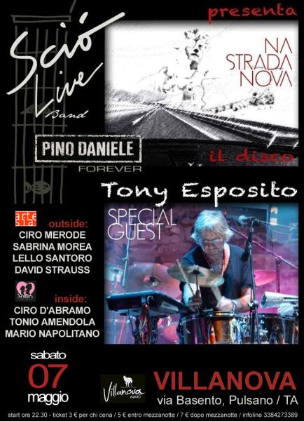 Tony Esposito & Sciò Live Band in "Tributo a Pino Daniele" + Double Zone Dj Set