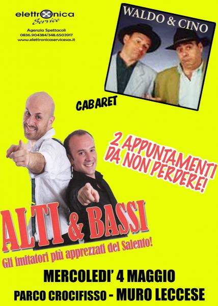 Serata Cabaret  con Gli " Alto & Basso - Waldo & Cino "