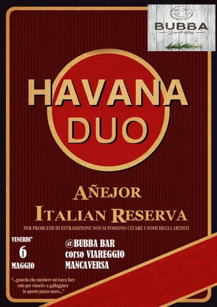 Havana duo live al Bubba Bar di Mancaversa
