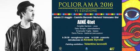 per POLIORAMA 2016 VI ed: AINE' 4tet - painting exhibition Valentina Iacovelli