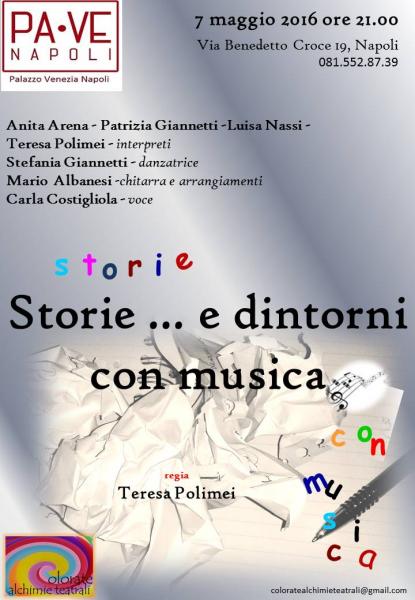 Storie e dintorni con musica spettacolo musicale di Teresa Polimei