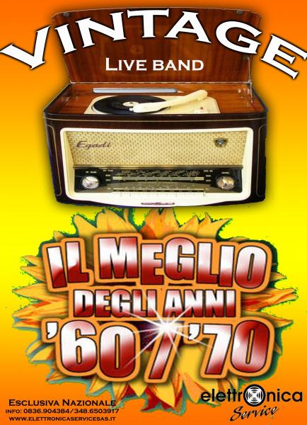 Vintage live Band '60 '70 live Concert