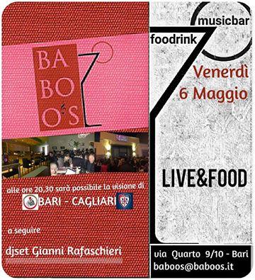 Live & Food al Baboo's