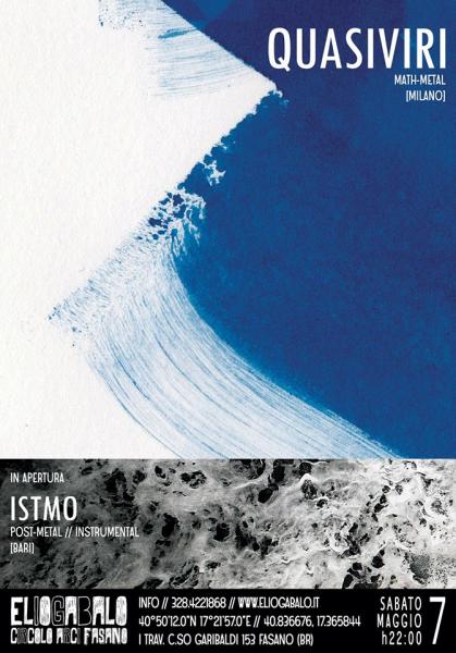 QUASIVIRI [math-metal / Milano] + ISTMO [post metal / Bari] live