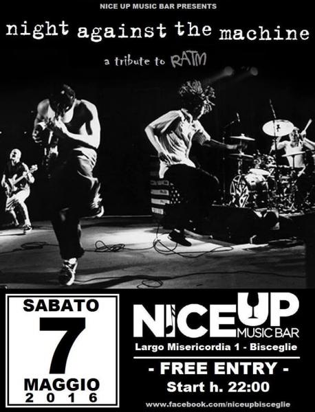 A Night Against the Machine - FREE ENTRY
