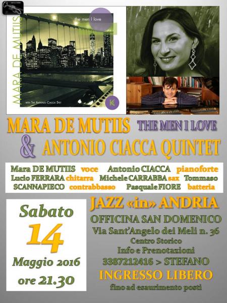 Mara de Mutiis & Antonio Ciacca Quintet in «The Men I Love»