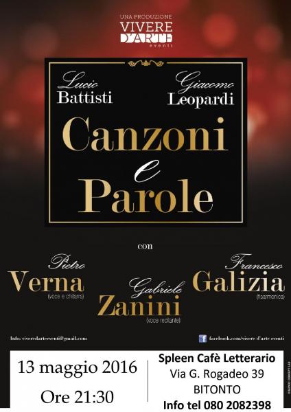 Canzoni e Parole - G. Leopardi e L. Battisti