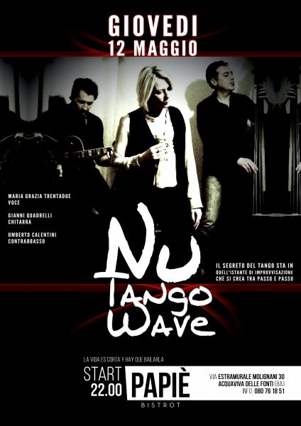 Nu Tango Wave al Papiè Bistrot