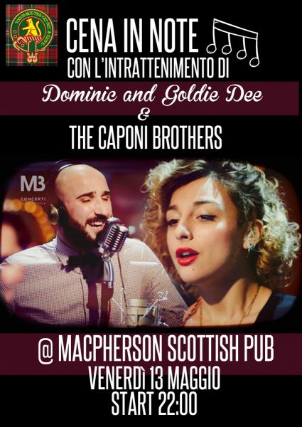 Dominic and Goldie Dee & The Caponi Brothers live