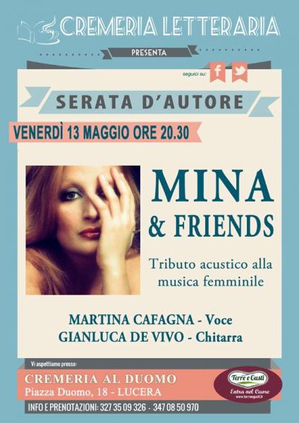 Mina & Friends con Martina Cafagna e Gianluca de Vivo