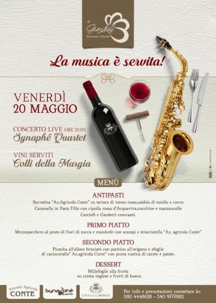 La Musica è Servita! Synaphè Quartet in concerto