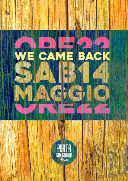 Inaugurazione nuovo stile Porta San giorgio Cafè