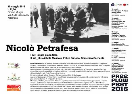 Concerto musica improvvisata - Nicolò Petrafesa Piano Solo