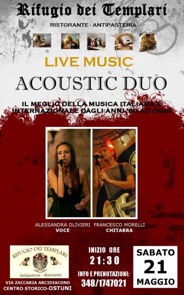 Acoustic Duo al Rifugio dei Templari