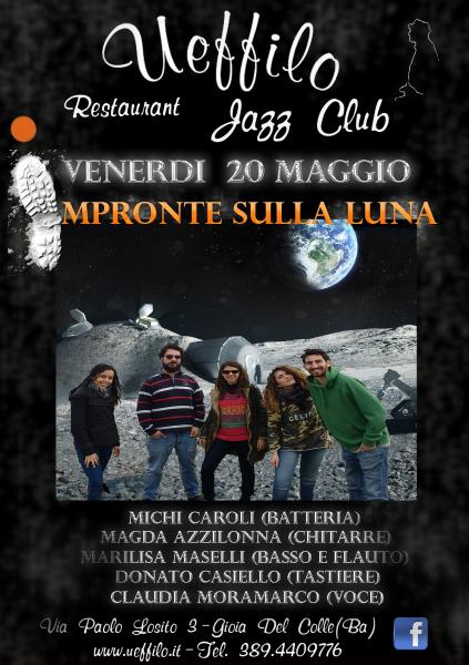 Il Progressive rock della band Impronte sulla Luna al Ueffilo Friday Night