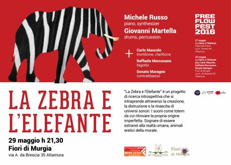 Concerto musica improvvisata - La Zebra e l'Elefante