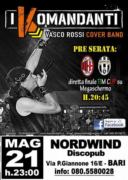 I Komandanti - VASCO ROSSI Tribute in concerto