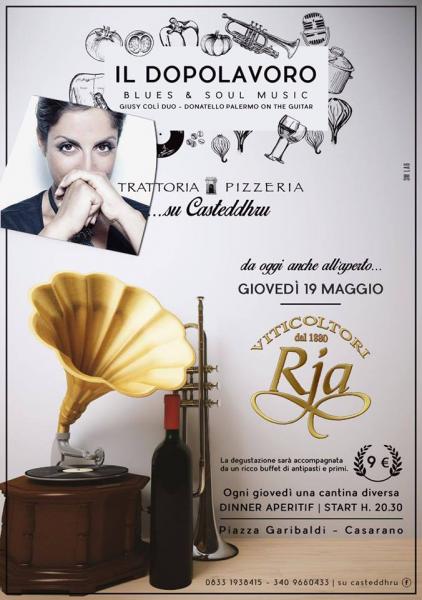 Giusy Colì e Donatello Palermo live a Su Casteddhu di Casarano