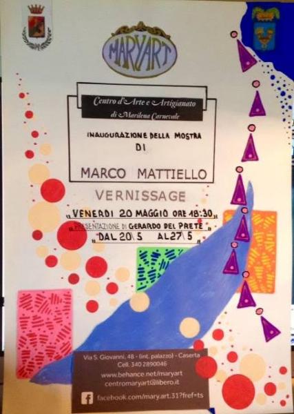 Personale d'arte "Dipinti Imperfetti" di Marco Mattiello