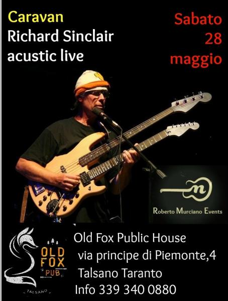 Richard Sinclair from Caravan, live at Old Fox Public House