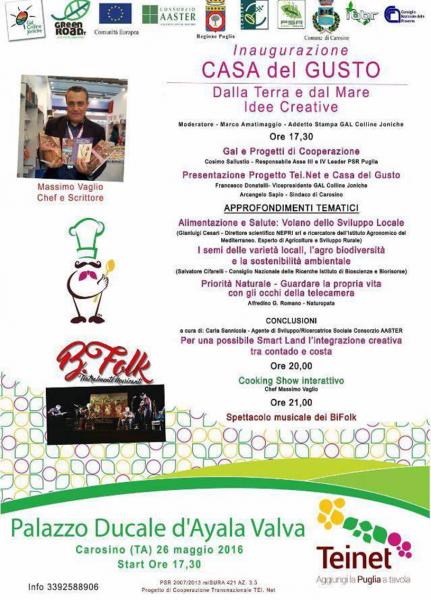 BiFolk in concerto per l'inaugurazione della “Casa del Gusto”
