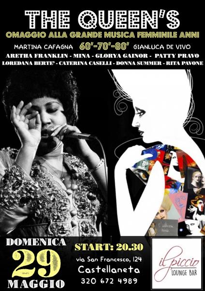 The Queen': Tributo alle regine della musica moderna: Mina, Aretha Franklin ecc...
