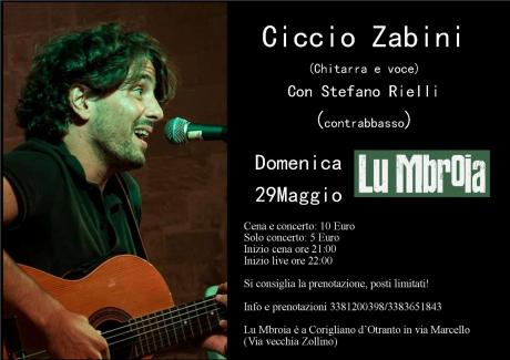 Ciccio Zabini Live a Lu Mbroia Art&Lab