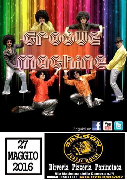 Groove Machine live al Saloon Public House